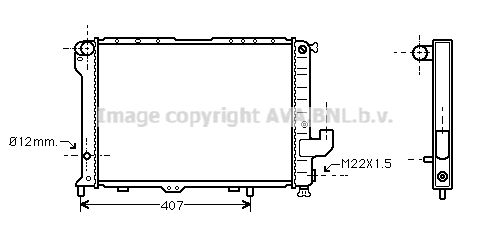 AVA QUALITY COOLING Radiators, Motora dzesēšanas sistēma LC2033